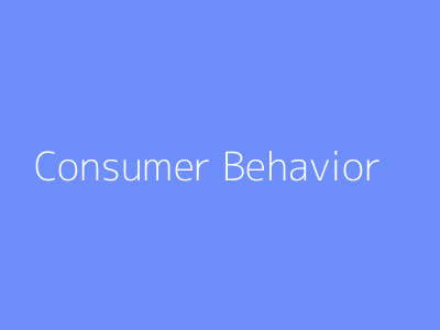 Consumer Behavior